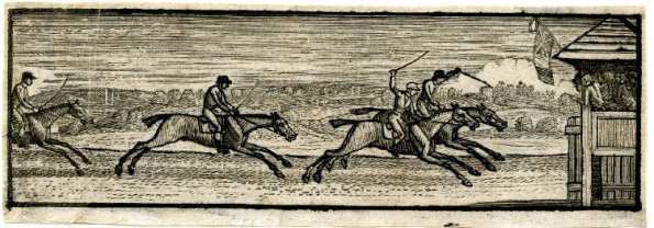 Horse racing. Bewick, Thomas. 1780.  #1882,0311.3217 The British Museum.
